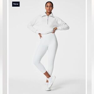 NWOT women’s SPANX booty boost legging in white, size LG. Never worn!  Perfect!!